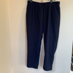 Storq Navy Elastic Waist Maternity Pants, size 3